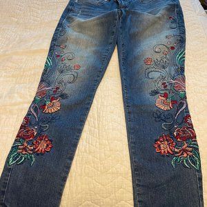 Embroidered Jeans (NEW). Brand name.    SEVEN7